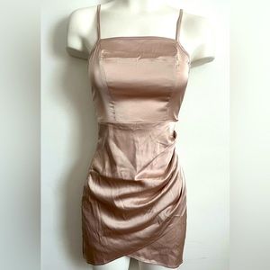 NWOT Shein champagne flute dress